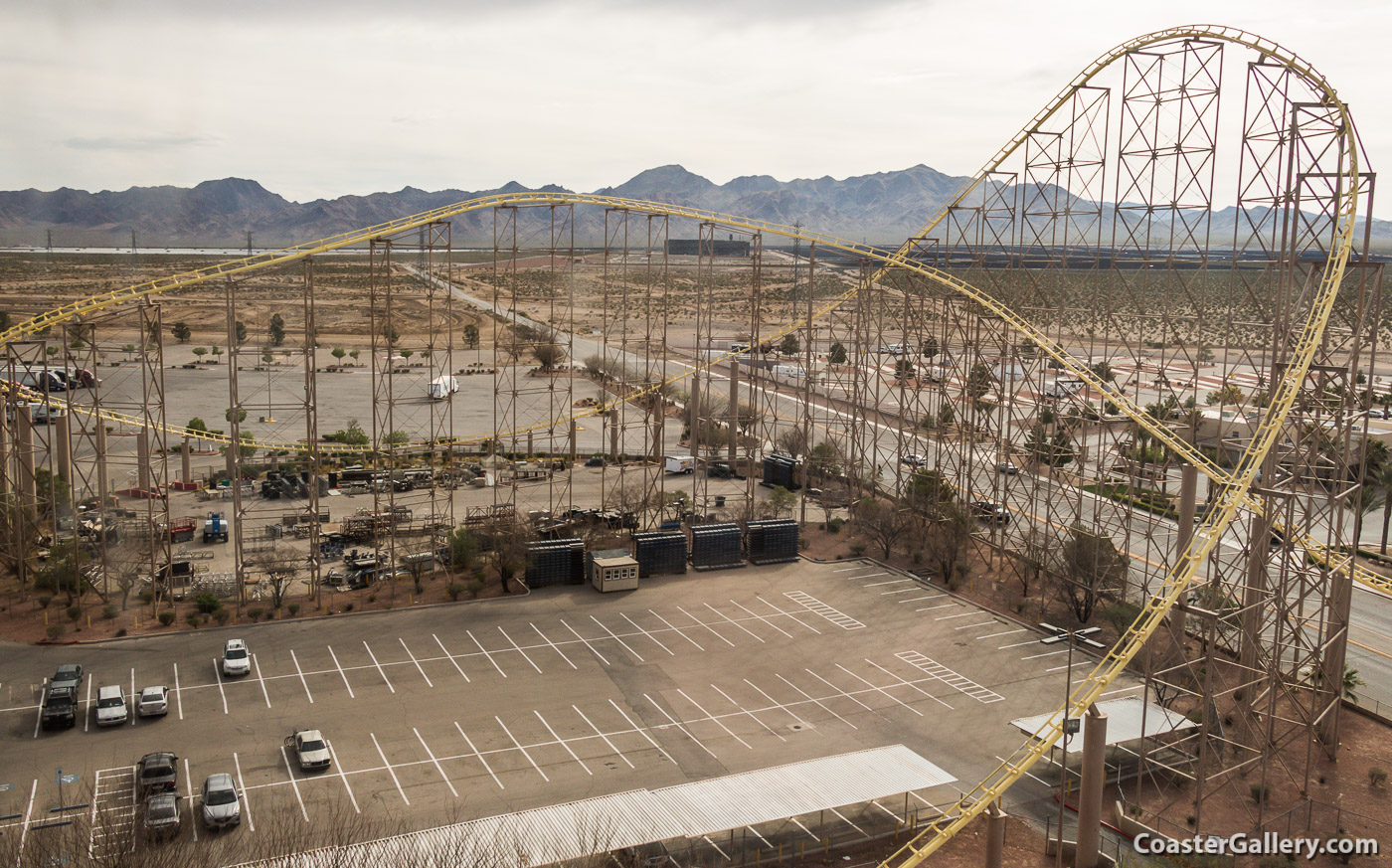 Roller coaster aerial pictures