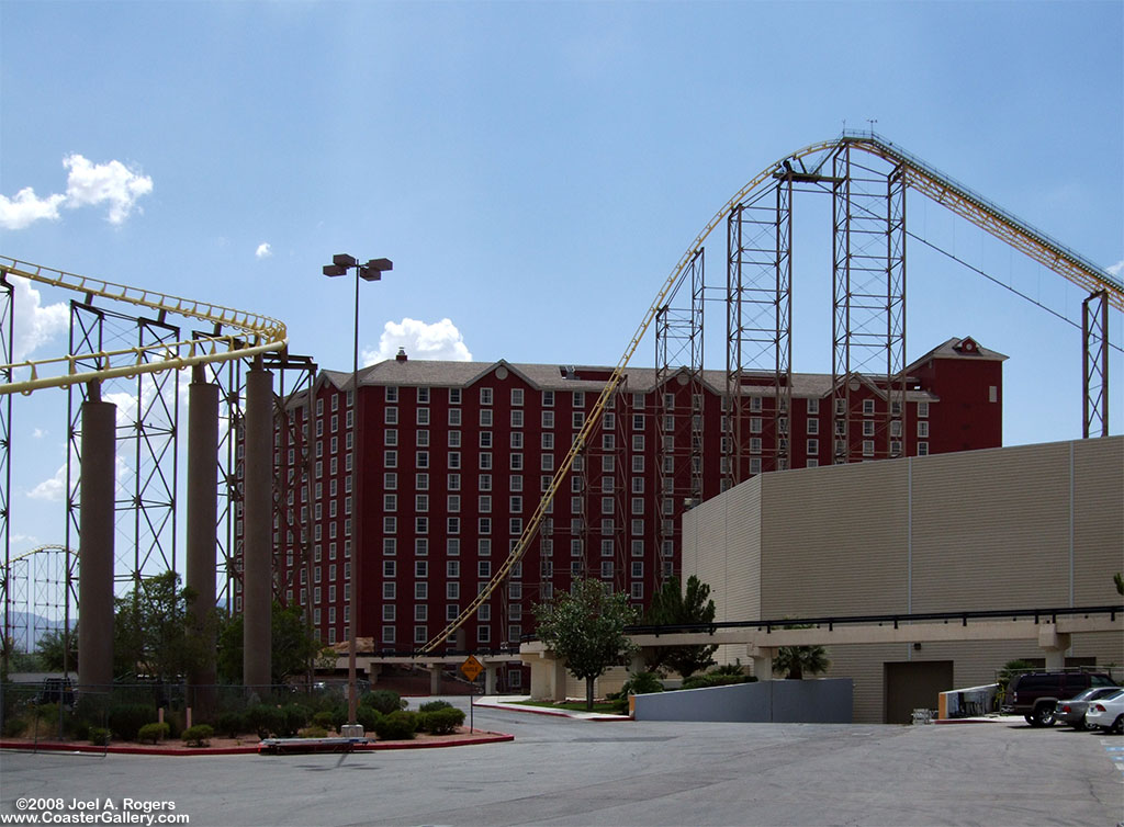 Desperado's First Hill - the tallest roller coaster in the world