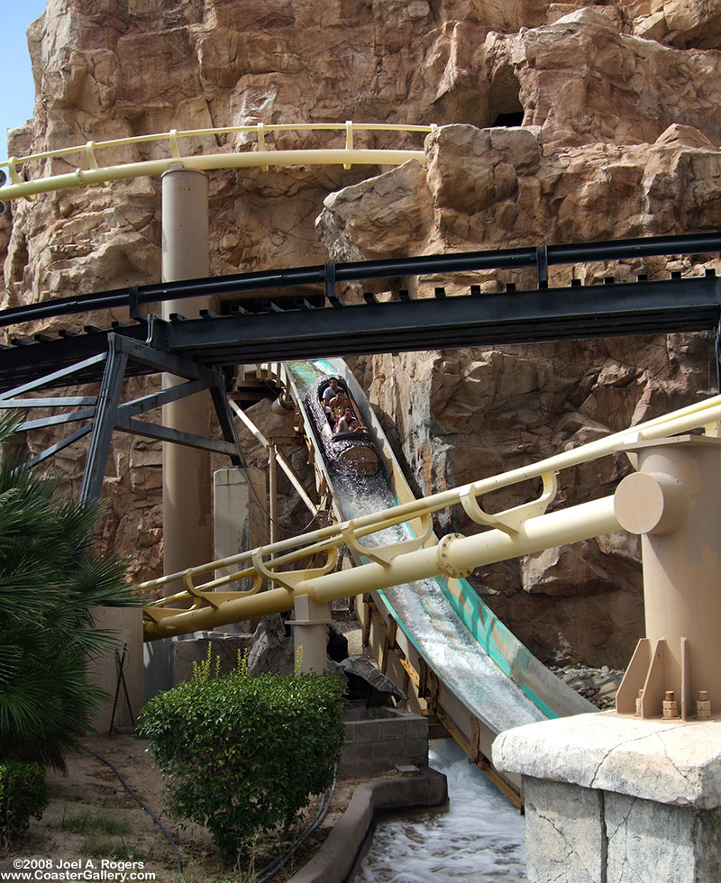 Adventure Canyon Log Flume and Desperado roller coaster