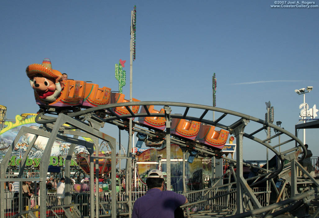 Hot Tamale roller coaster built by Leisure and Transportation Systems