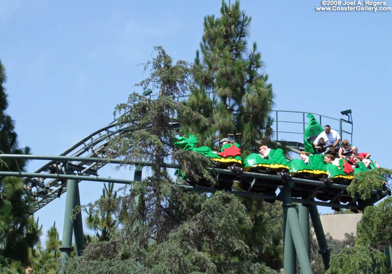 Dragon coaster in Carlsbad, California