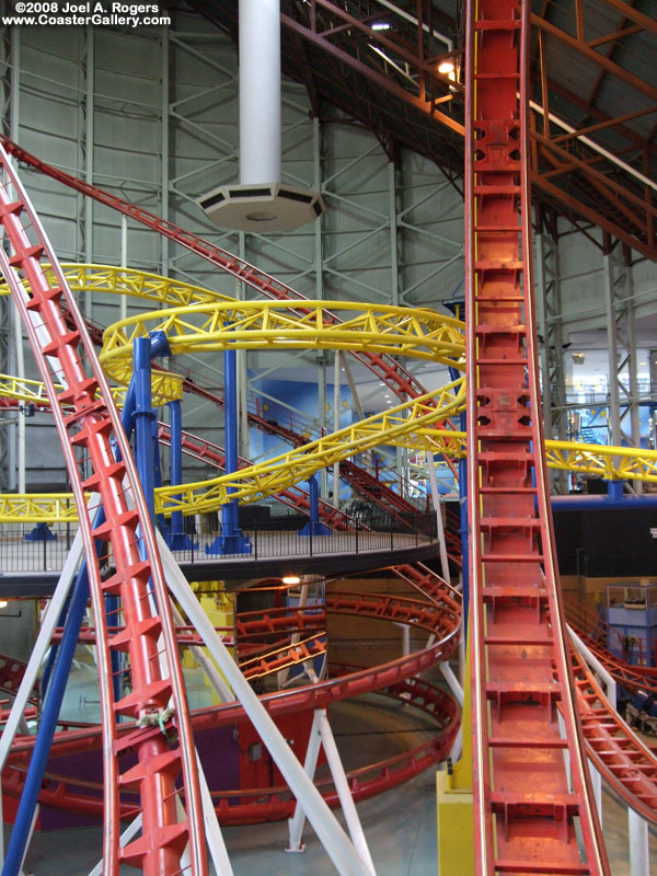 Two indoor roller coaster in Alberta, Canada