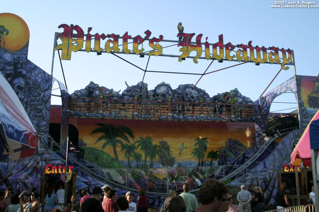 Pirates Hideway roller coaster