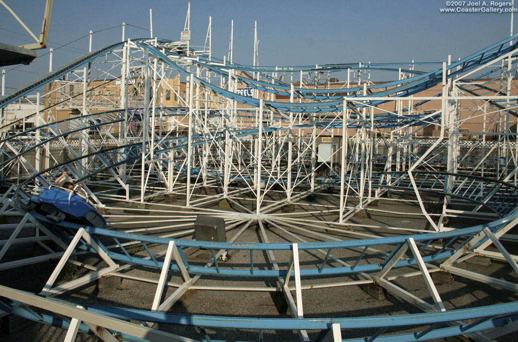 Flitzer roller coaster at Ocean City, New Jersey