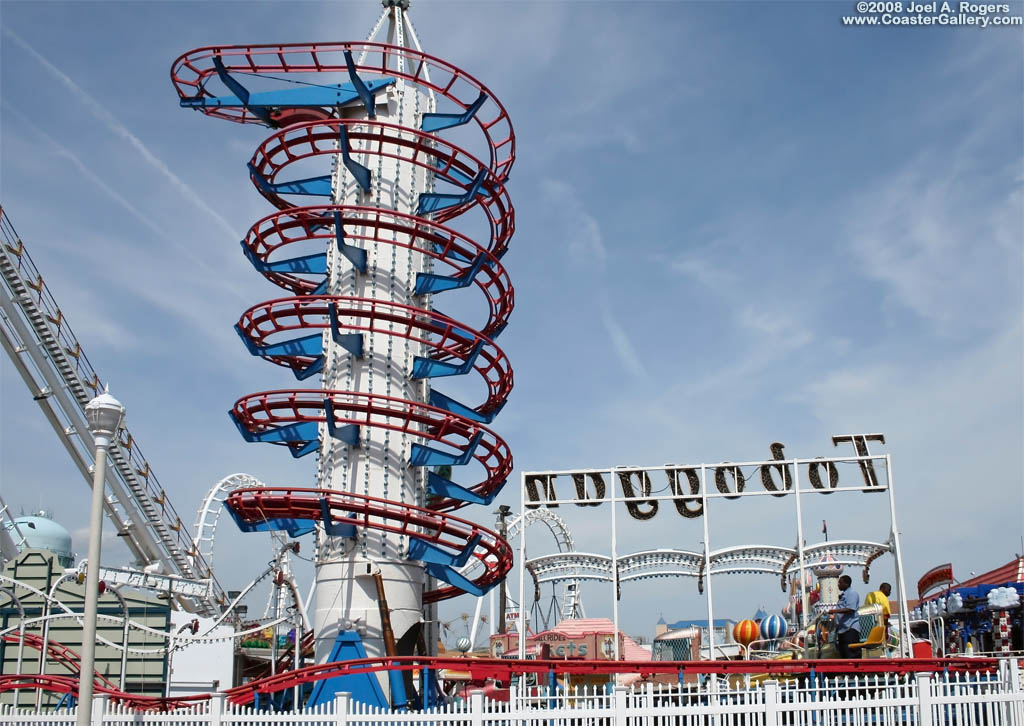 Toboggan coaster in Ocean City.