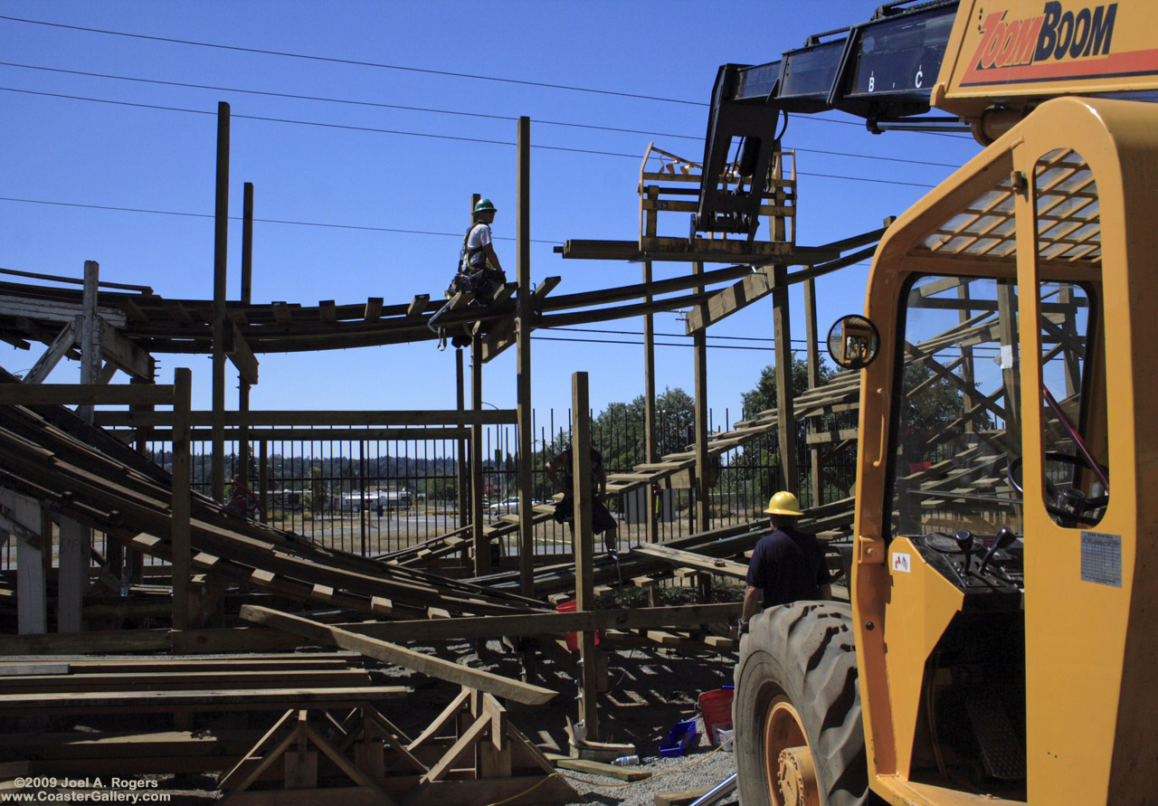 John P. Hinde rebuilding an historic roller coaster in Washington