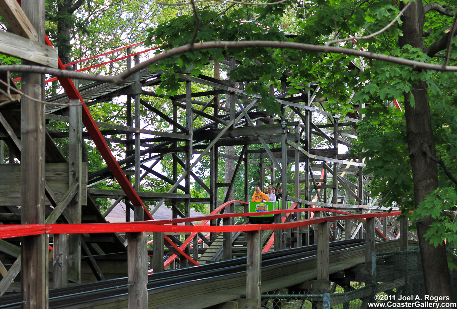 Comet roller coaster built by PTC