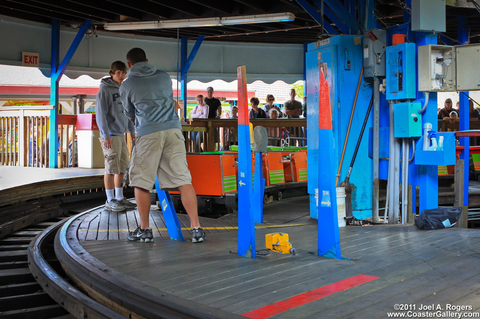 Comet roller coaster built by PTC