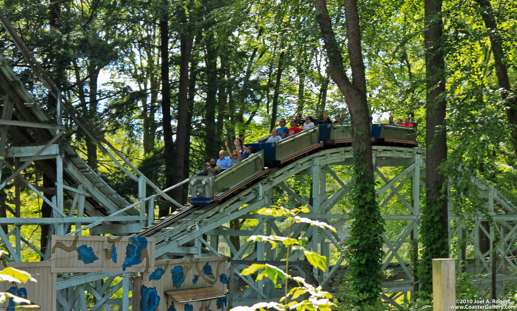 Blue Streak roller coaster
