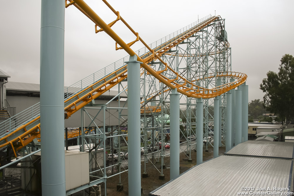 Cyclone roller coaster in Australia