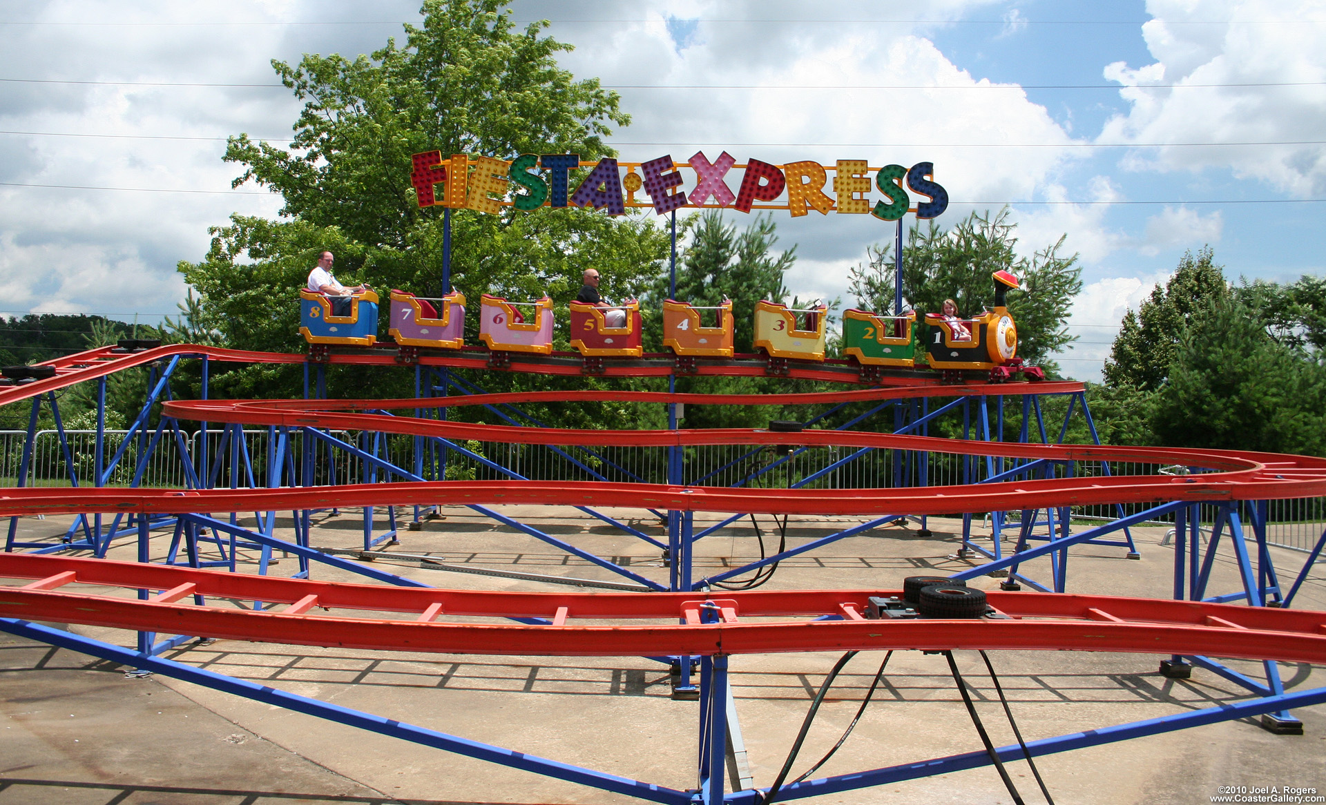 Roller coaster known as Fiesta Express or Mini-Mouse
