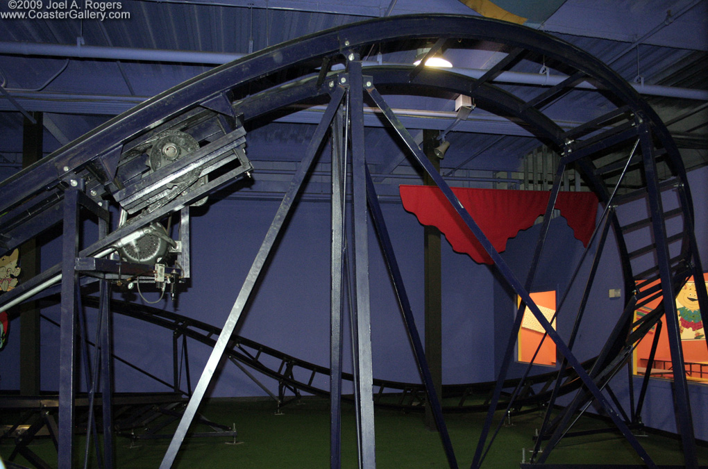 Indoor roller coaster in Albany, New York