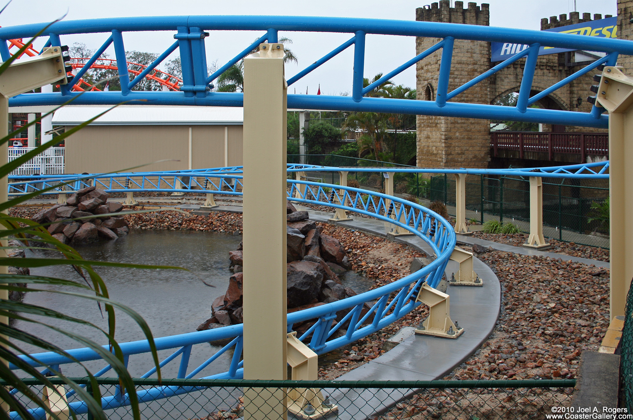 Jet Rescue roller coaster at Australia's Sea World