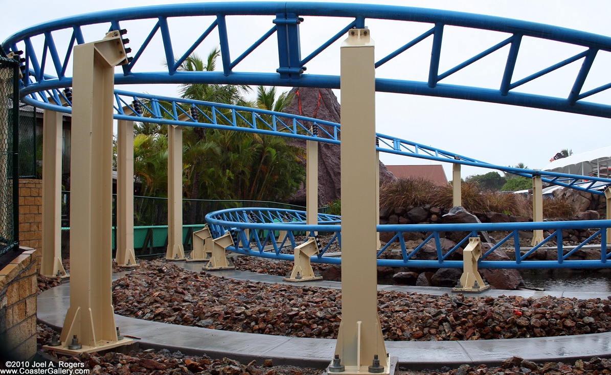 Jet Rescue roller coaster at Sea World