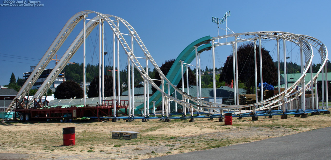 Interesting Fairground hybrid - water coaster