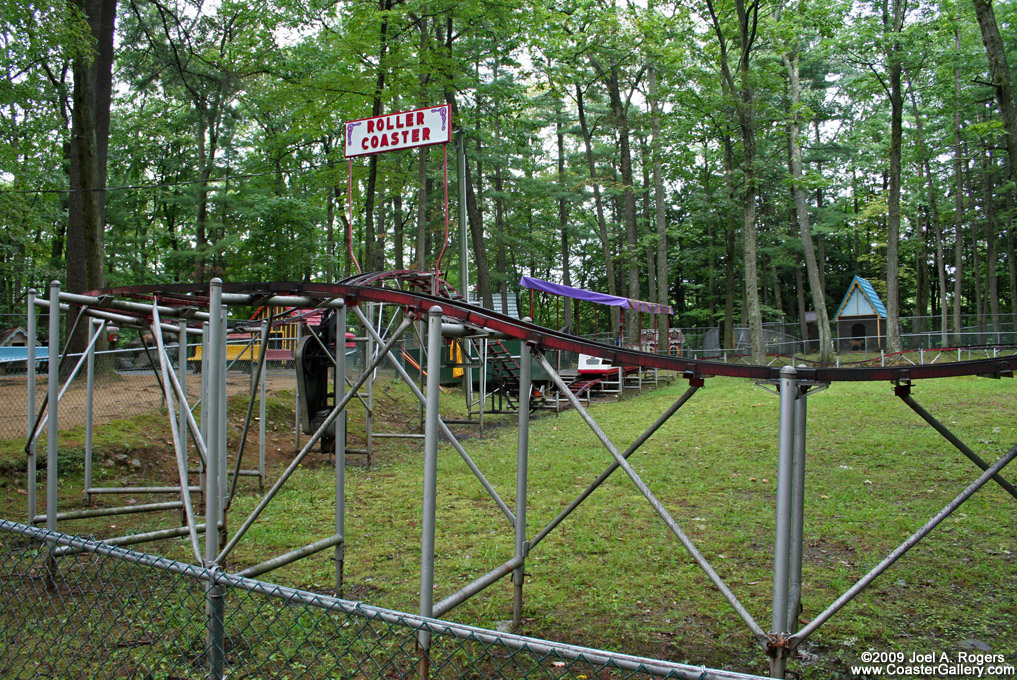 Kiddie coaster in the Adirondacks