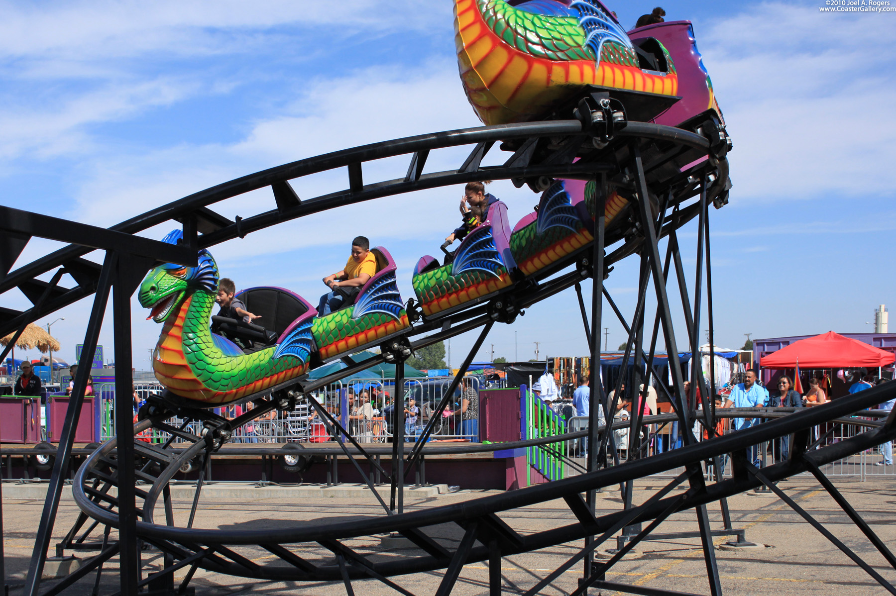 Dragon Wagon coaster in Colorado