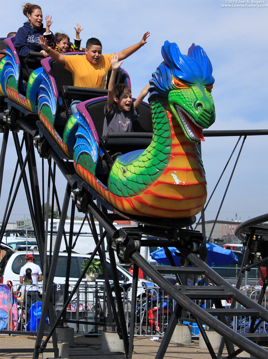 Dragon Wagon coaster in Colorado