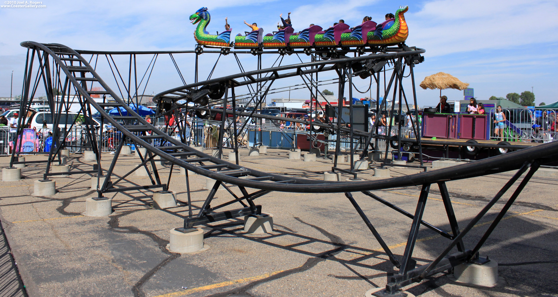 Roller coaster built by Wisdom Rides