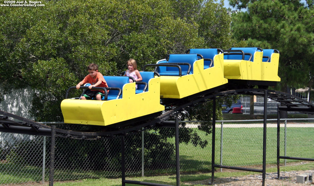 A really small roller coaster in Viriginia Beach