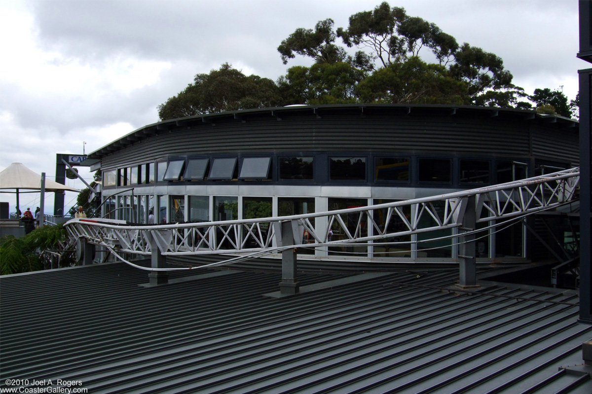 The gift shop and restaurant at Australia's Scenic World