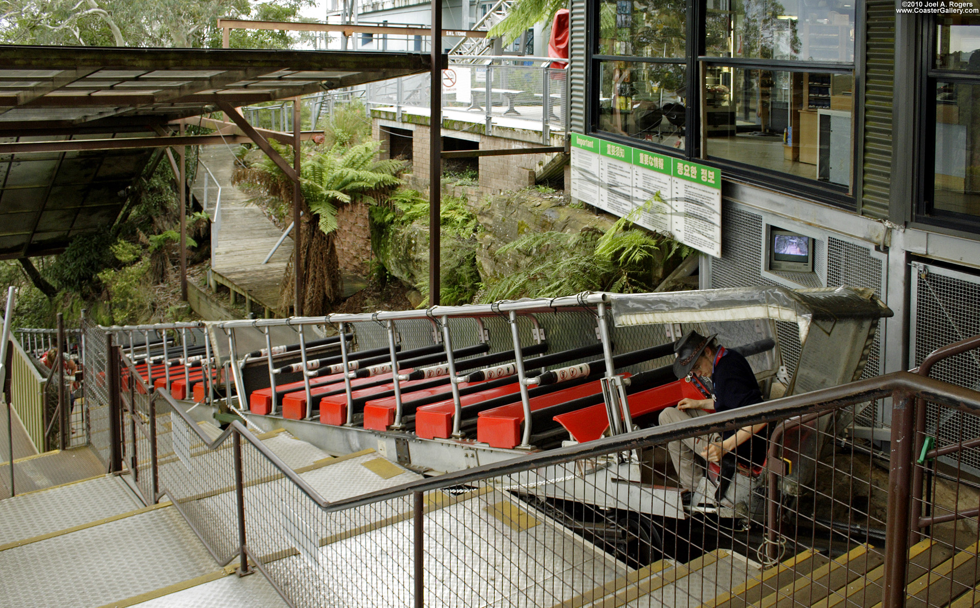 Scenic World's Scenic Railway -- the steepest in the world!