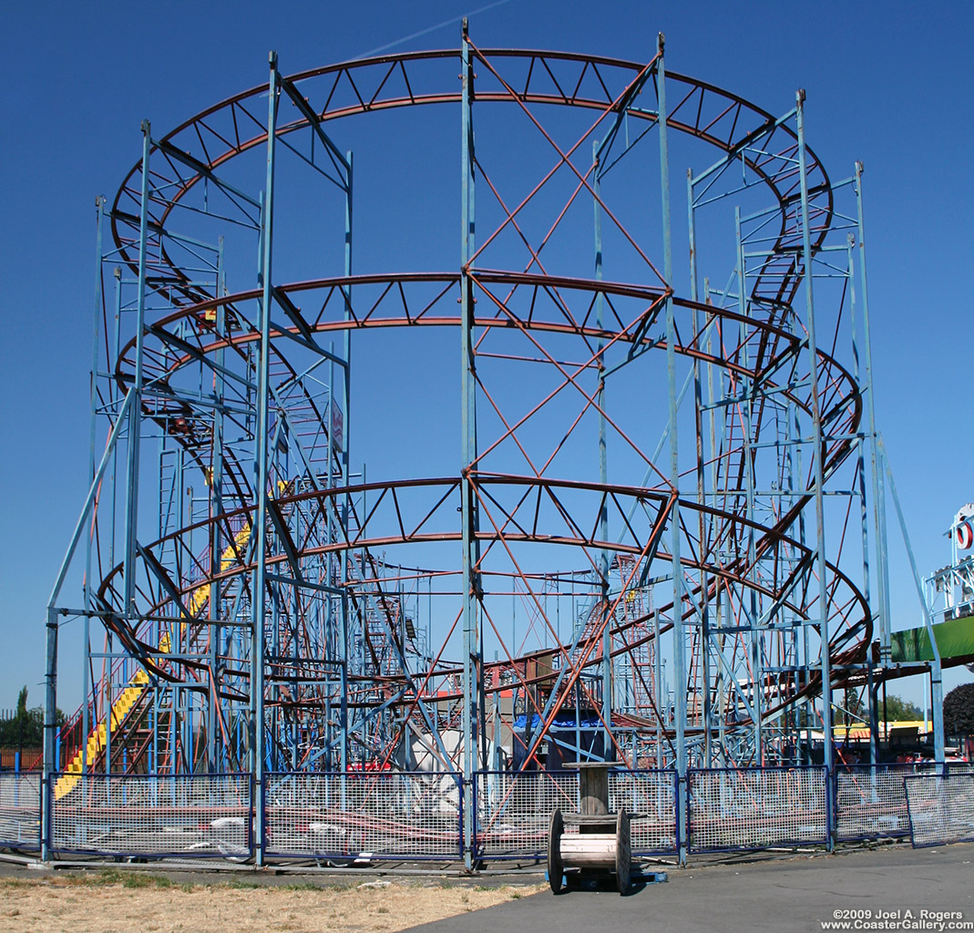 Wildcat roller coaster near Seattle, Washingtom