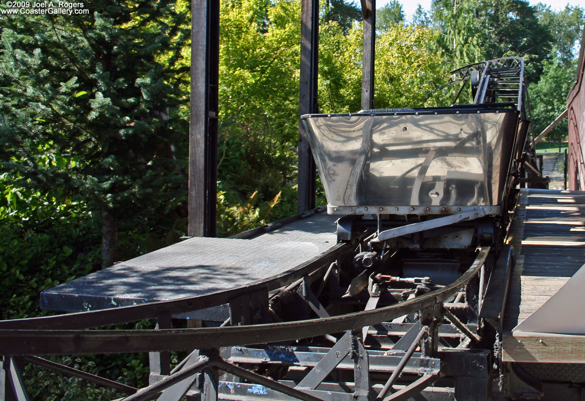 Roller coaster called Mine Twister - Remlinger Farms