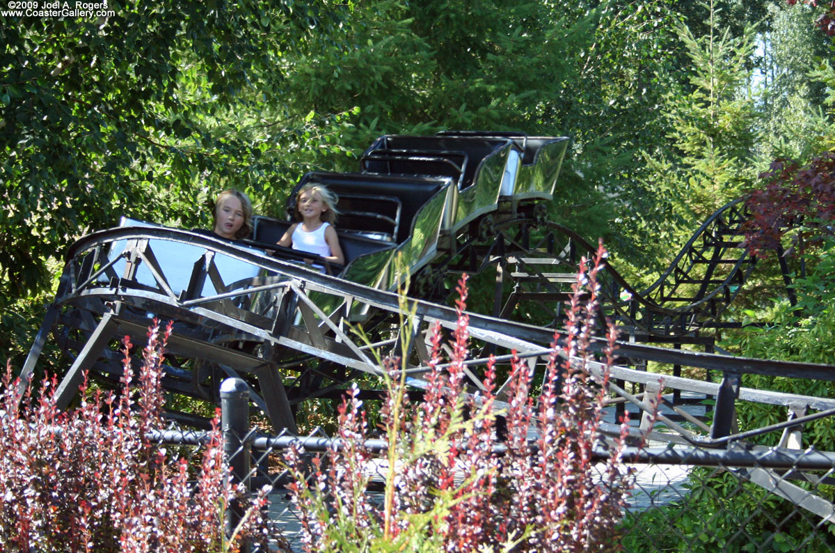 Roller coaster in Remlinger Farms in Washington State