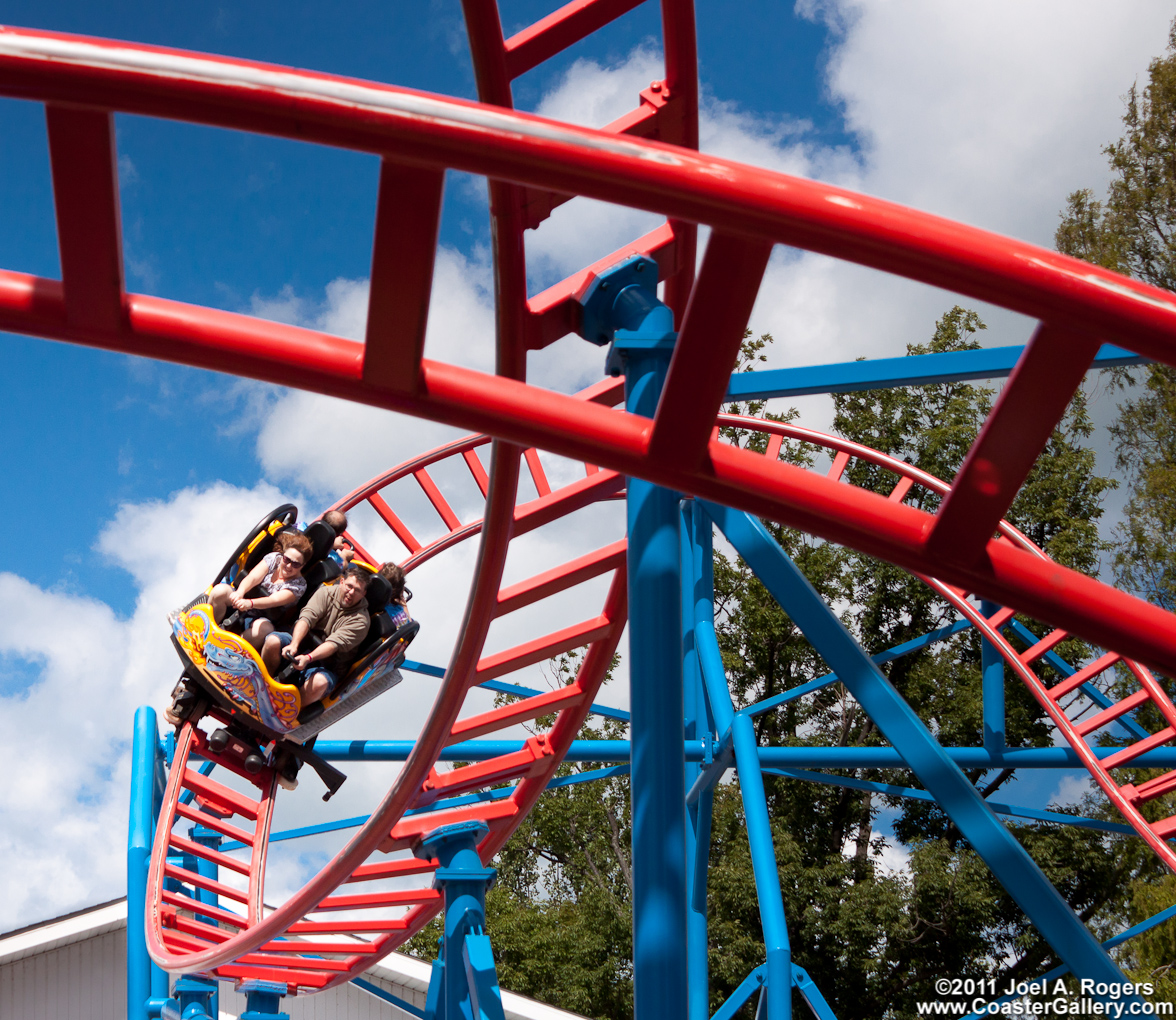 Spinning coaster built by Maurer Shne