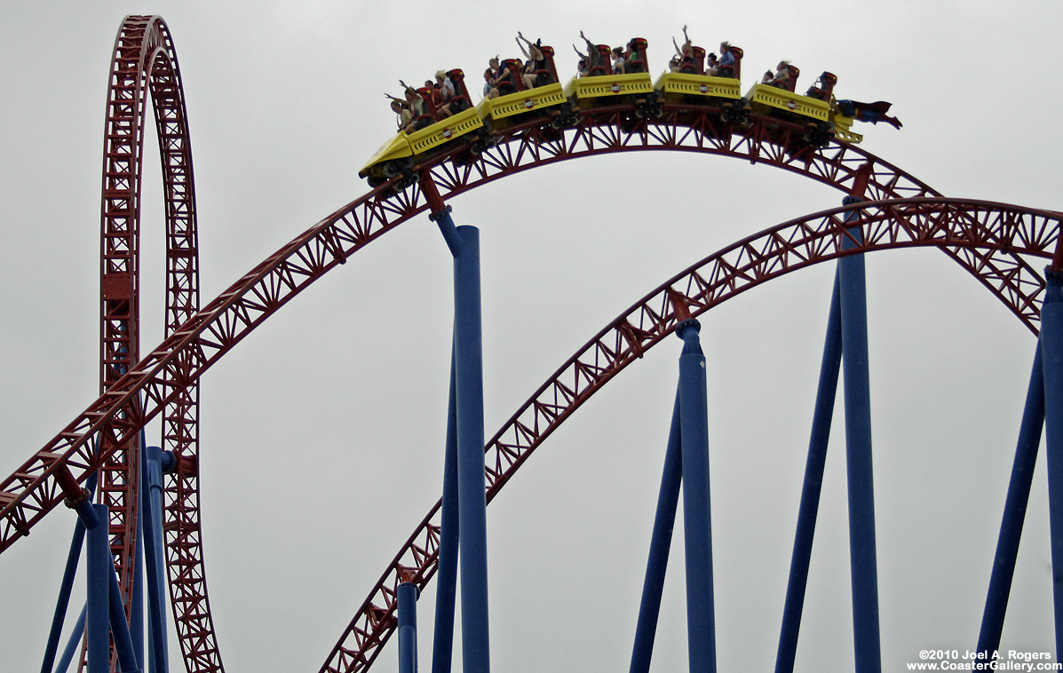 Superman Escape roller coaster