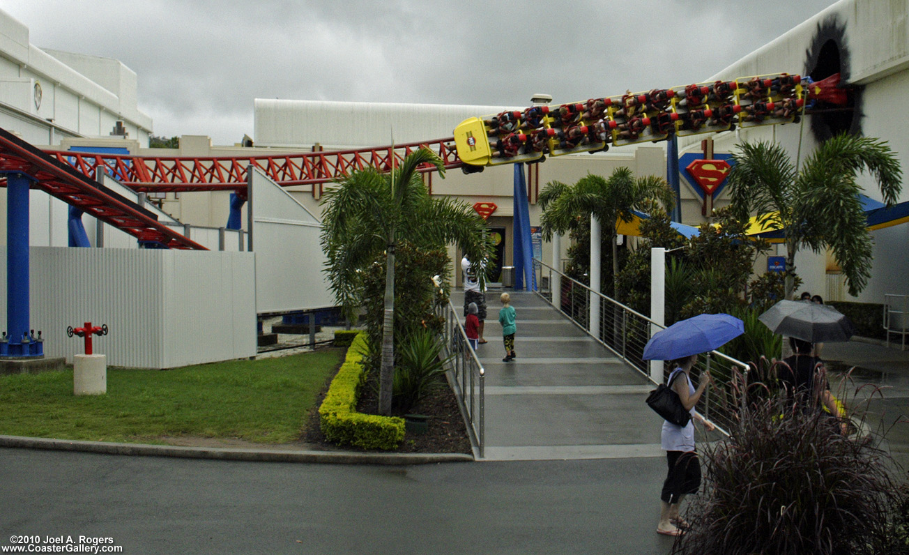 Superman Escape roller coaster