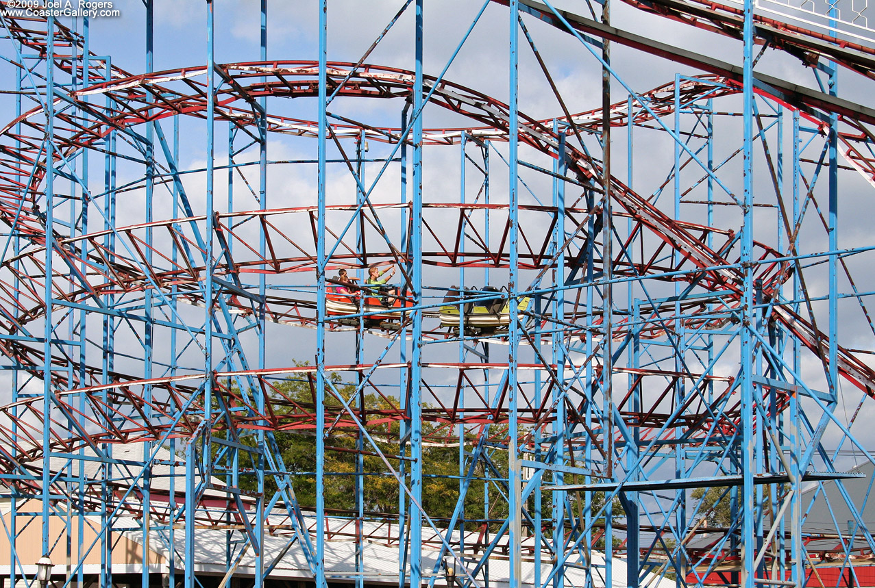 Galaxi roller coaster in New York.