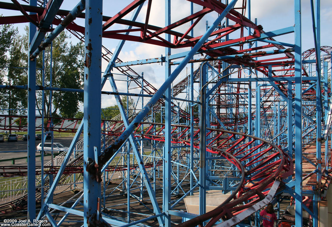 The largest roller coaster in Central New York State