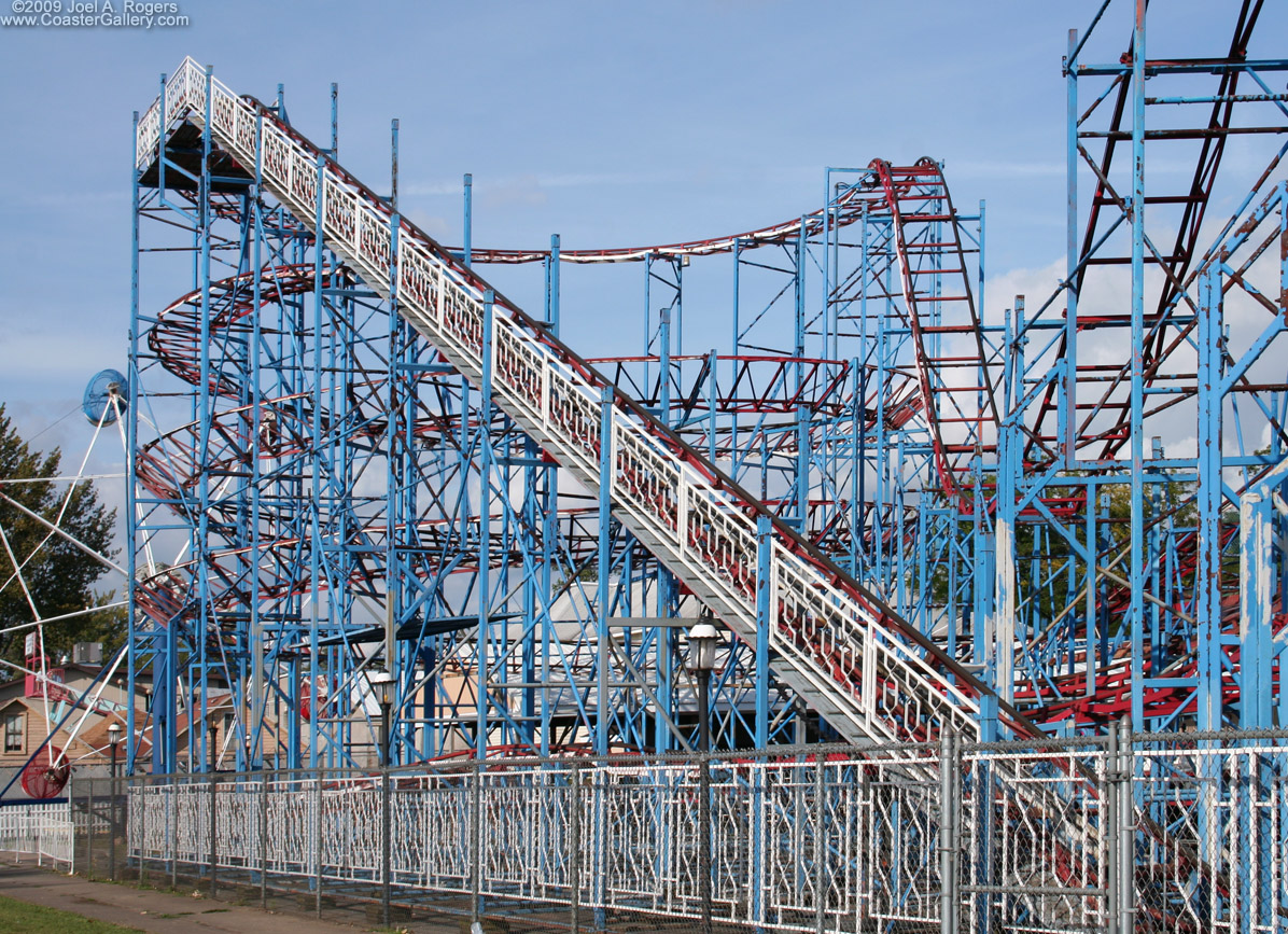 Graphic of a roller coaster