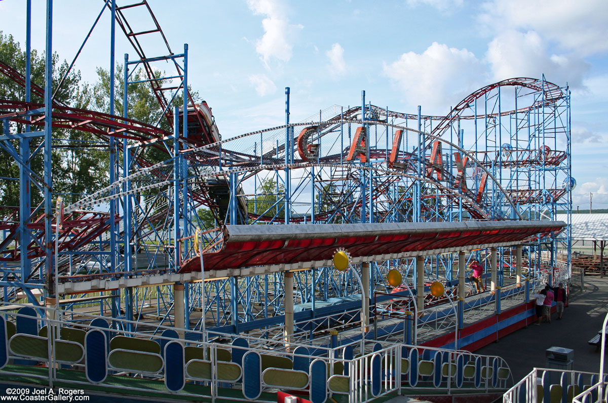 Stock image of a roller coaster