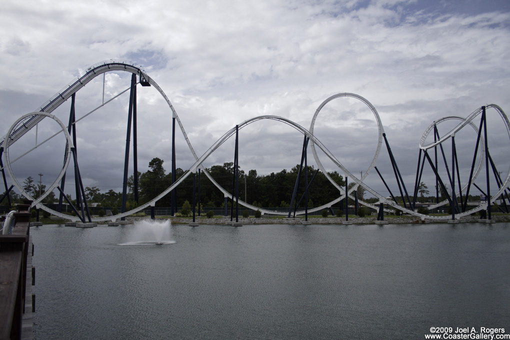 Vertical loops, Cobra Roll, and Zero-g Roll