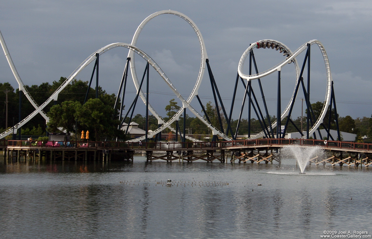 Looping roller coaster built by Bolliger & Mabillard (B&M)