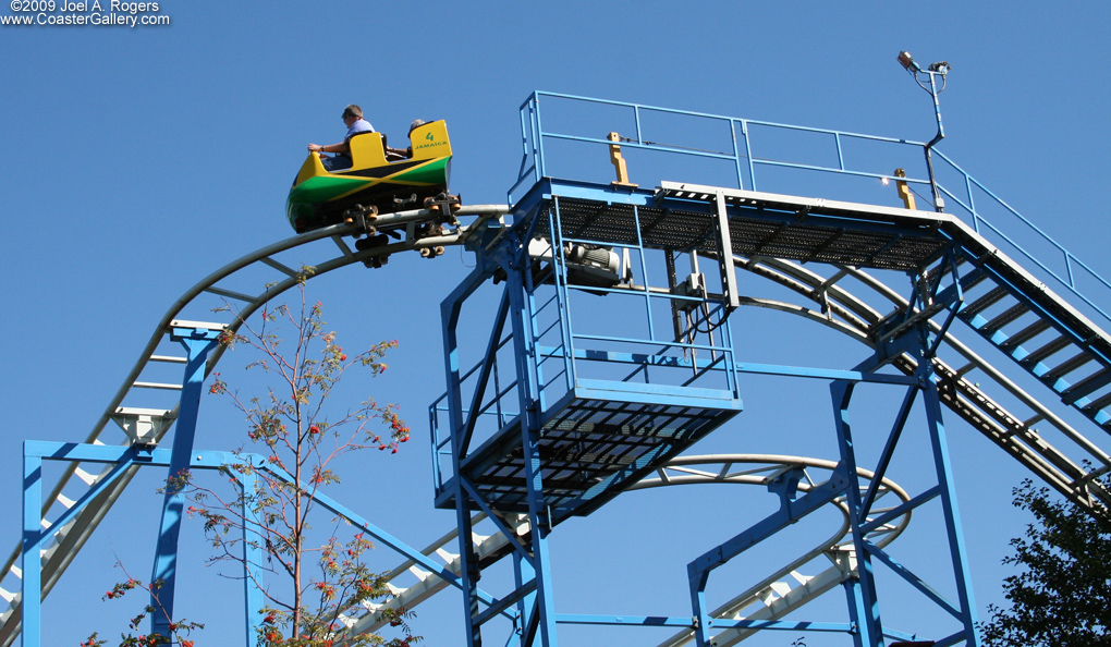 The Jamaican car on the Toboggan ride