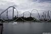 Looping coaster by a lake