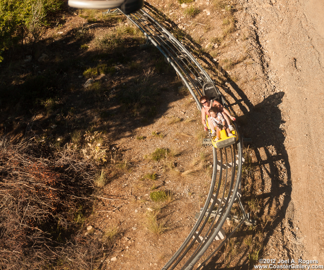 Alpine coaster in Glenwood Springs