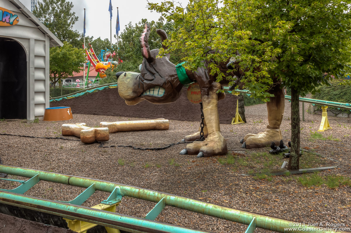 The world's strangest roller coaster. The Dog Fart ride at BonBon-Land.