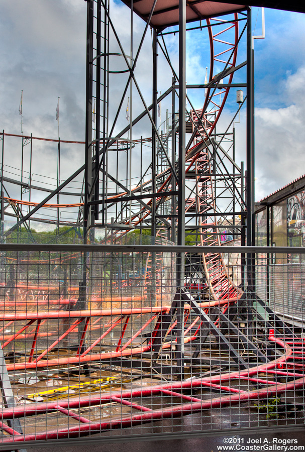 Roller coaster built by Anton Schwarzkopf