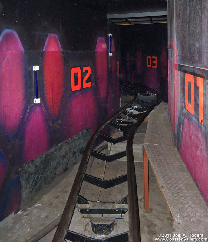 A Zierer indoor Force roller coaster