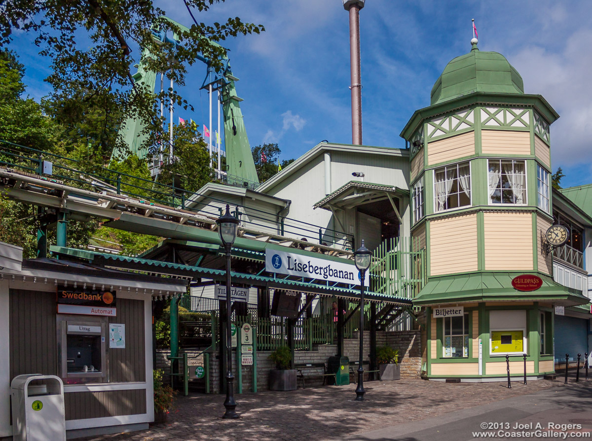 Pictures of Lisebergbanan's station