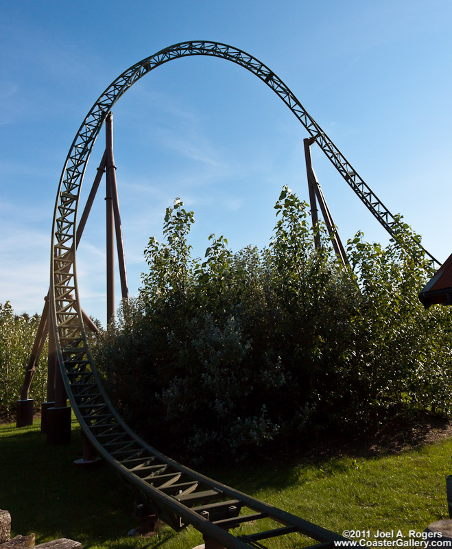 Hill on the Lynet roller coaster - Hill på den Lynet rutschebane