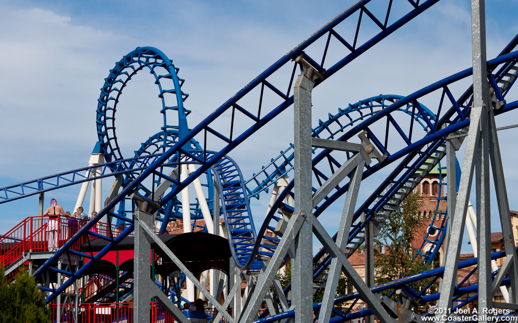 Joyride roller coaster at PowerLand