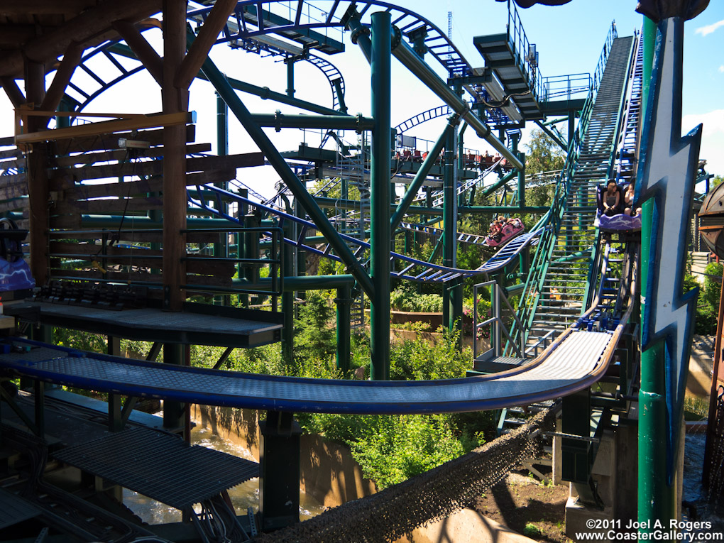 Salama roller coaster in Finland