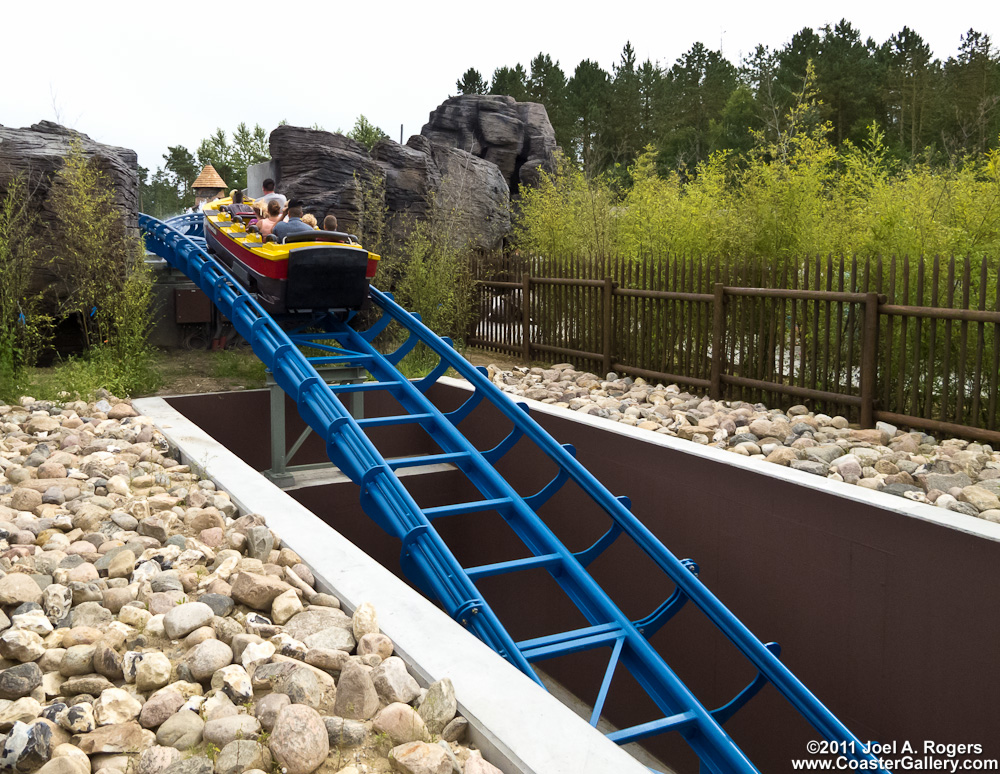 Water coaster built by Mack Rides