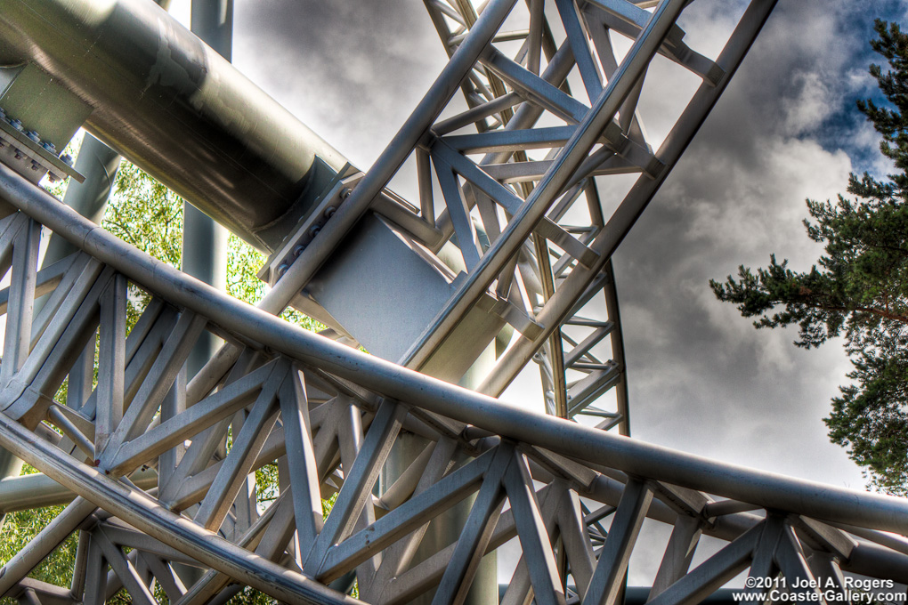Roller coaster artwork